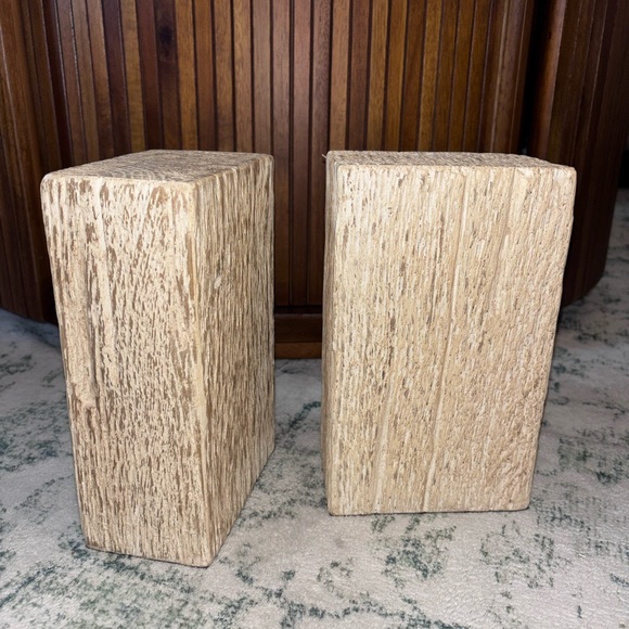Rustic Wooden Bookends - Picture 5 of 8